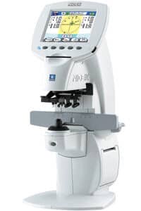 lensometro digital Nidek LM-600P con impresora termica y display LCD -0