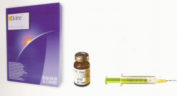 Solucion de perfluoro carbono DK-LINE B&L liquido pesado para vitrectomia VRL-100-0