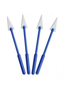 TE-091A Microesponja tipo lanceta de celulosa 30 sobres con 5 piezas individuales esteriles en total 150 piezas-0