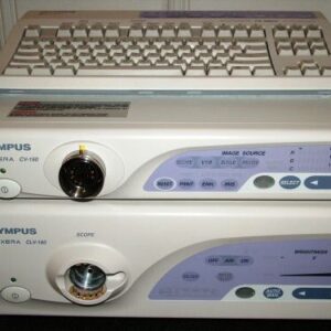 Video procesador Olympus 160 con fuente de luz teclado sin pantalla seminuevo -0