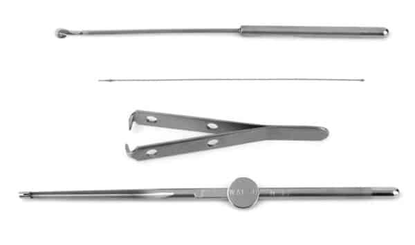 Crawford Set de Instrumentos Jedmed con guia para intubacion Lagrimal con 4 piezas-0