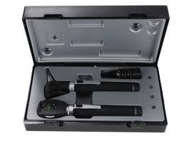 EZ-OTO-1800 Kit Estuche de diagnostico Ezer con estuche Otoscopio y Oftalmoscopio 2.5v.-0