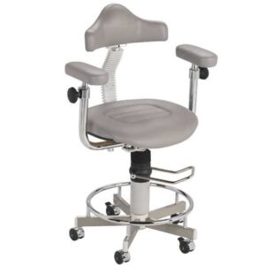 04-4415 Banco para cirujano en Orl o para Oftalmologia con comodos descasa brazos y respaldo ajustabe Jedmed -0