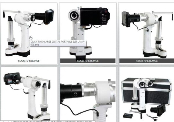 Lampara portatil de hendidura PS-L1 , manual de baterias recargable semi nueva-2241
