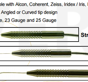 5233 Endo sonda laser Micro Vision calibre 23 G. recta compatible con laser IRIDEX / IRIS caja con 5-0