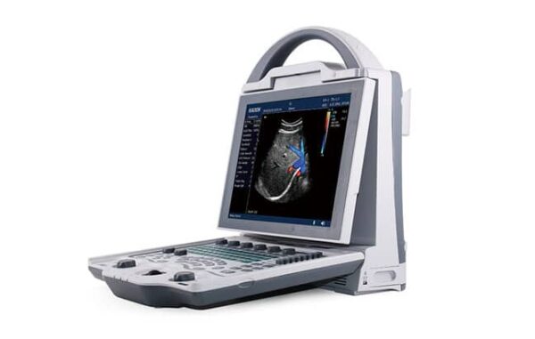 DCU12 Ultrasonido 2D Kaixin con transductor lineal de 3.5 Mhz. y opción a transductor Intracavitario carrito Opcional 110 v. fácil de transportar-3671
