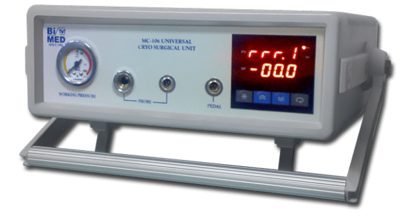 MC-106 Equipo de Crio Cirugua Digital Con stand para el equipo y soporte del cilindro de gas ya sea para Co2 o bien N2o incluye pistolay 3 puntas a escoger-2718