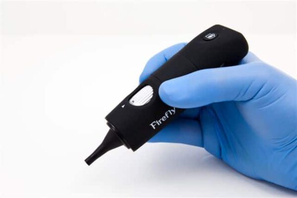 DE-551 Video Otoscopio Veterinario Digital inalambrico Fierfly incluye dotacion de 3 conos reusables -0