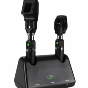 EZ-RTO-5200 Set de diagnostico con base y cargador Ezer que incluye Retinoscopio y oftalmoscopio recargable-0