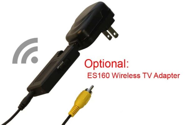 ES-160 TV Adaptador con salida RCA para sacar señal de video compuesto analogo a pantalla externa con camara inalambrica Fierfly-0