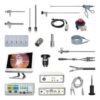 Set completo para Laparoscopia Veterinaria adaptable a pequeñas, medianas y grandes especies con instrumentos y sistema de iluminacion y video-0