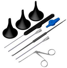 38-1410 Set descartable para Miringotomia Jedmed que incluye-0