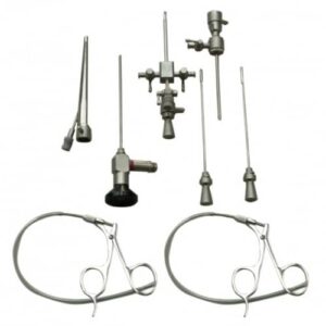 END-VA7 Set con 11 piezas para otoscopia veterinaria con lente completamente autoclavable camisas diagnostica y quirurgica -0