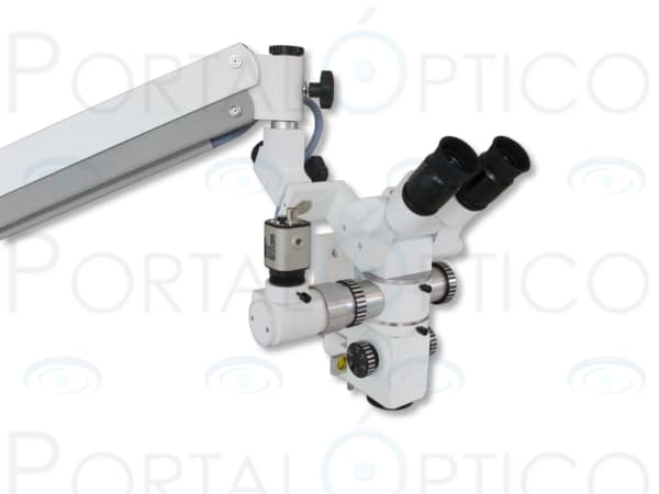 Vision Plus 99-M Microscopio de piso con 5 aumentos, brazo pantografico, cabezal con oculares gran angular de 12.5x y objetivo de 250 mm , opciones de video-3168