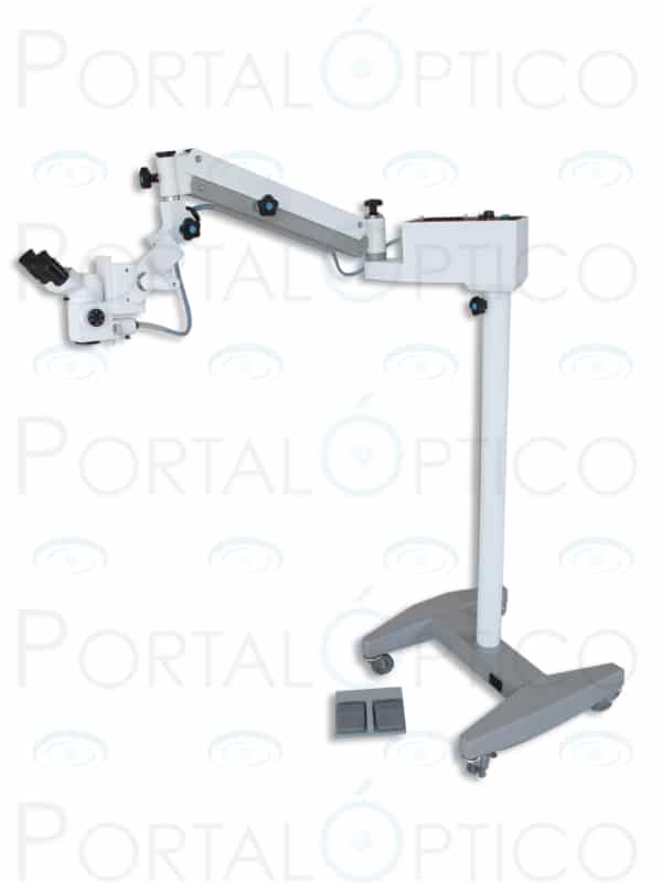 Vision Plus 99-M Microscopio de piso con 5 aumentos, brazo pantografico, cabezal con oculares gran angular de 12.5x y objetivo de 250 mm , opciones de video-0