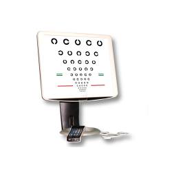 VLC-1900 Pantalla de optotipos LCD visual con base de mesa marca View control remoto-0