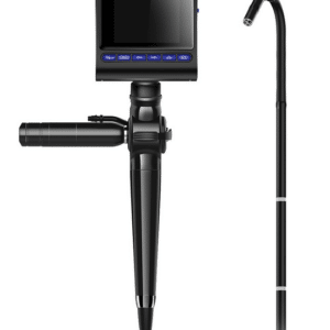MBC-6 Fibroscopio 9.8mm x 1600mm de largo con video camara integrada y pantalla de LCD que graba fotos y video en tarjeta SD canal de instrumentos de 2.8 mm-0