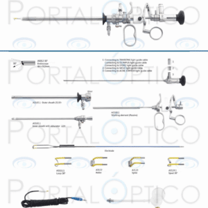 Renta MENSUAL de equipo para RTU o reseccion trans uretral equipo de endoscopia rígida solo set de instrumentos sin torre marca similar o compatible con universal-0