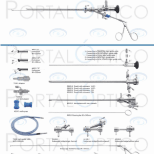 Renta MENSUAL de equipo para CISTOSCOPIA RIGIDA equipo de endoscopia solo set de instrumentos sin torre marca similar o compatible con universal-0