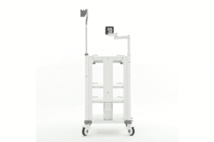 Torre para equipo de endoscopia marca Aohua es universal y se puede usar cualquier marca de equipos , NO INCLUYE NINGUN EQUIPO O APARATO ES SOLO EL CARRO-0
