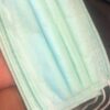 Tricapa Termo sellado plisado 100% SUSTENTABLE reciclable protector cubre bocas con 3 capas con elásticos caja con 50-0