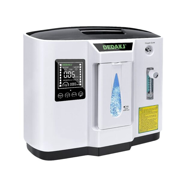 Concentrador de Oxigeno DEDKJ modelo DE-1AB de 7 litros por minuto con un set de consumibles -3747