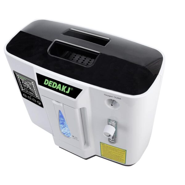 Concentrador de Oxigeno DEDKJ modelo DE-1AB de 7 litros por minuto con un set de consumibles -3751