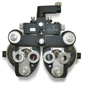 R2500B Foroptor manual Luxvision LXR color negro o Blanco-0