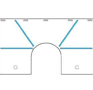 265-152 Funda esteril para equipo Arco en C de tamaño y diseño completo con medidas de 2.65 x 1.52m caja con 10 unidades-0