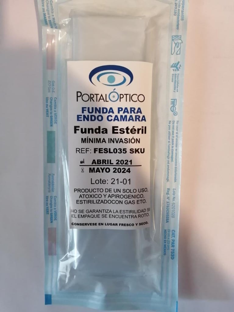 Drape estéril funda para Endo cámara en Endoscopias rígidas en general , funda de 3 metros caja con 10 nacional-0