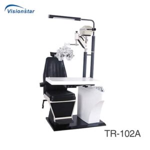 TR-102A Unidad Oftalmológica o para Optometría VISIONSTAR con elevación controles digitales y lampara solarite tipo Mozart-0