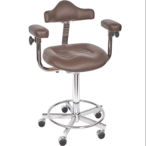 04-4365  Banco JEDMED manual de 18-1/2” a 26” de altura del asiento. Disponible estándar, con un reposabrazos o con dos reposabrazos